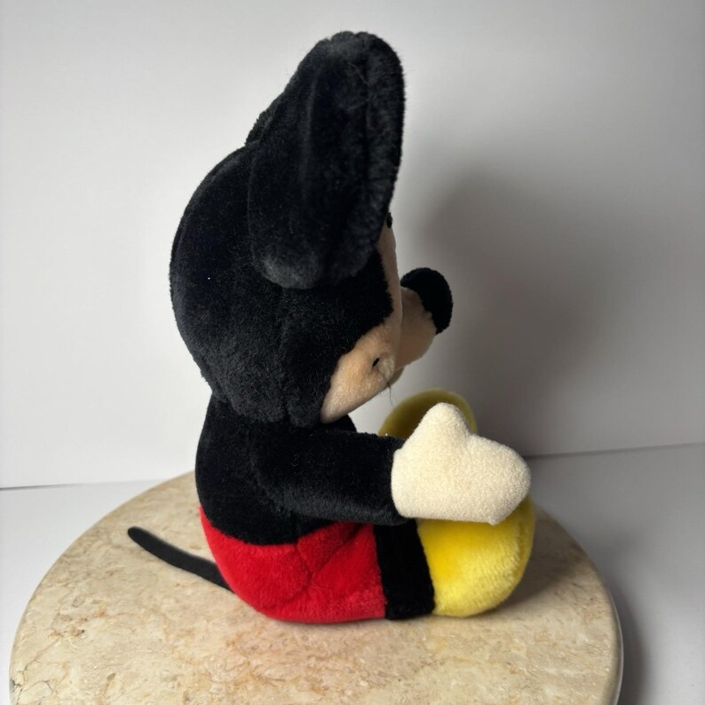 Vintage Mickey Mouse Plush 13" Disneyland Walt Disney World Retro Classic image 4
