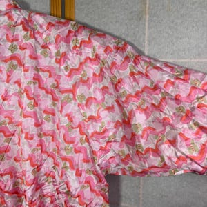 Fila Reversible Windbreaker Jacket Large Pink Abstract Print Vintage 90s Zip Y2K image 17