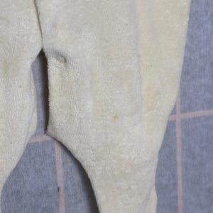 Vintage Carters Baby Terry Cloth Footed Sleeper Cream Pastel Yellow Duck 3-6mo image 5