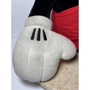 Disney Store Mickey Mouse Plush Stuffed Animal 22"Clean immagine 7