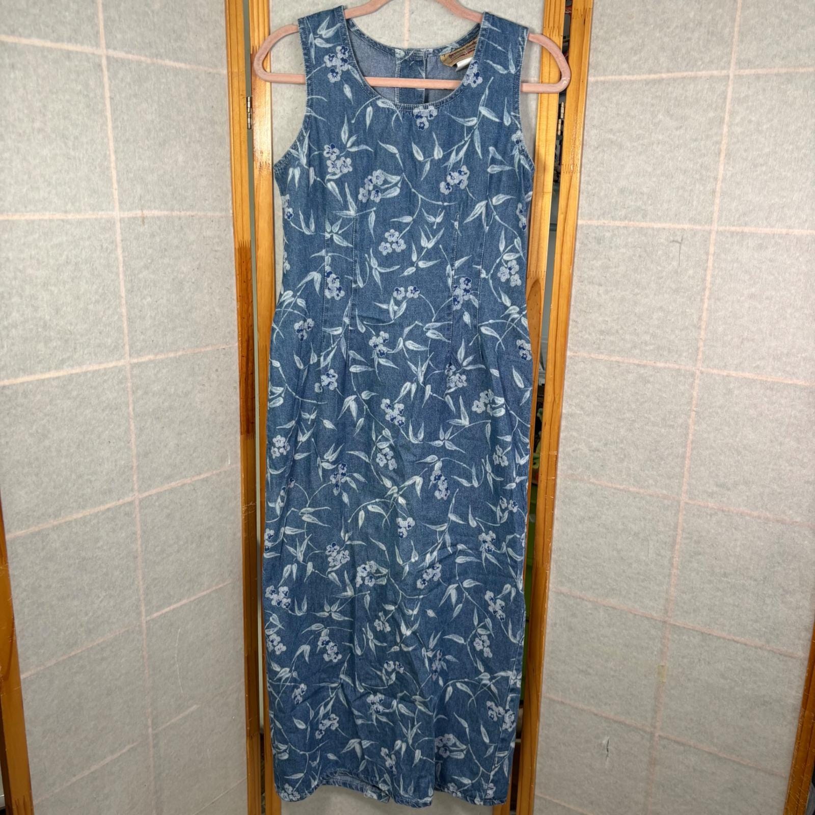 white christmas dresses Flora Rose Denim Dress main image 1