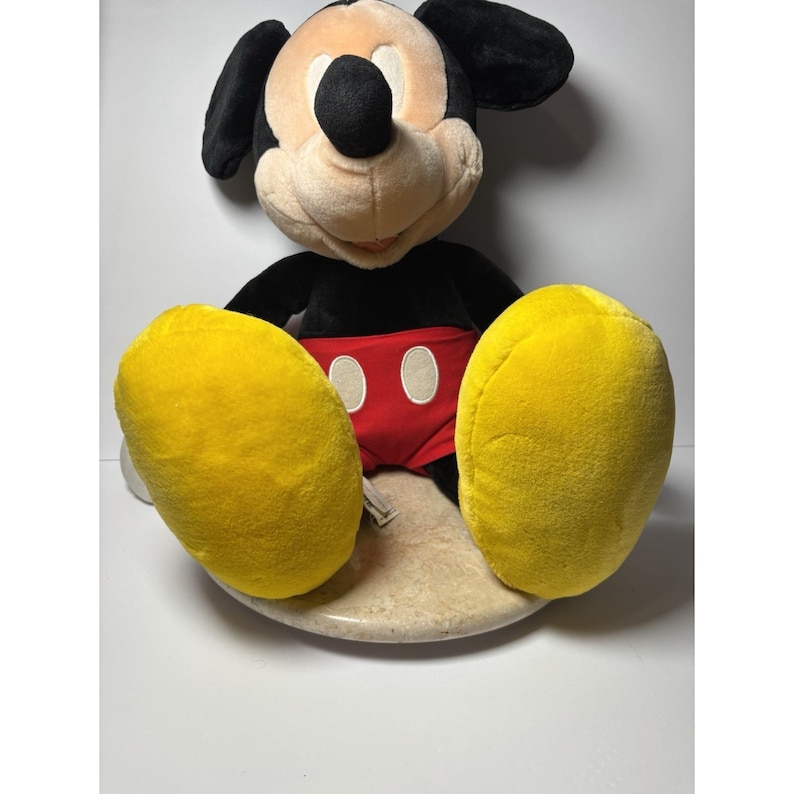 Disney Store Mickey Mouse Plush Stuffed Animal 22"Clean immagine 4