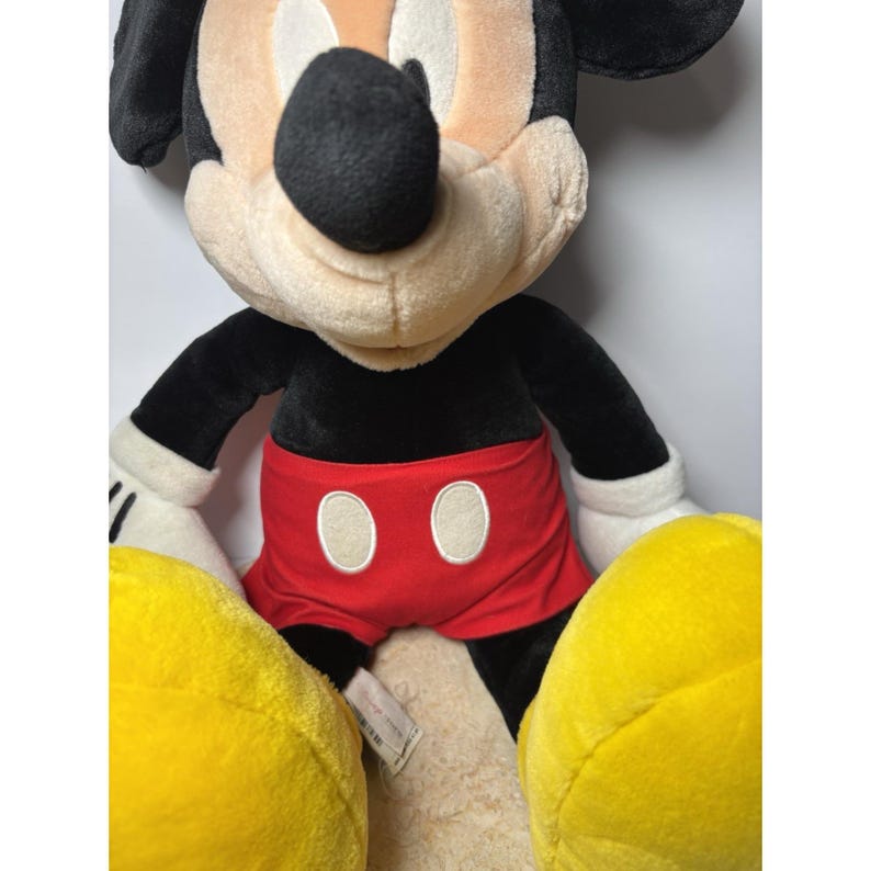 Disney Store Mickey Mouse Plush Stuffed Animal 22"Clean immagine 3