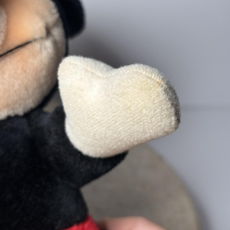 Vintage Mickey Mouse Plush 13" Disneyland Walt Disney World Retro Classic image 6