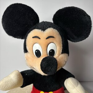 Vintage Mickey Mouse Plush 13" Disneyland Walt Disney World Retro Classic image 9