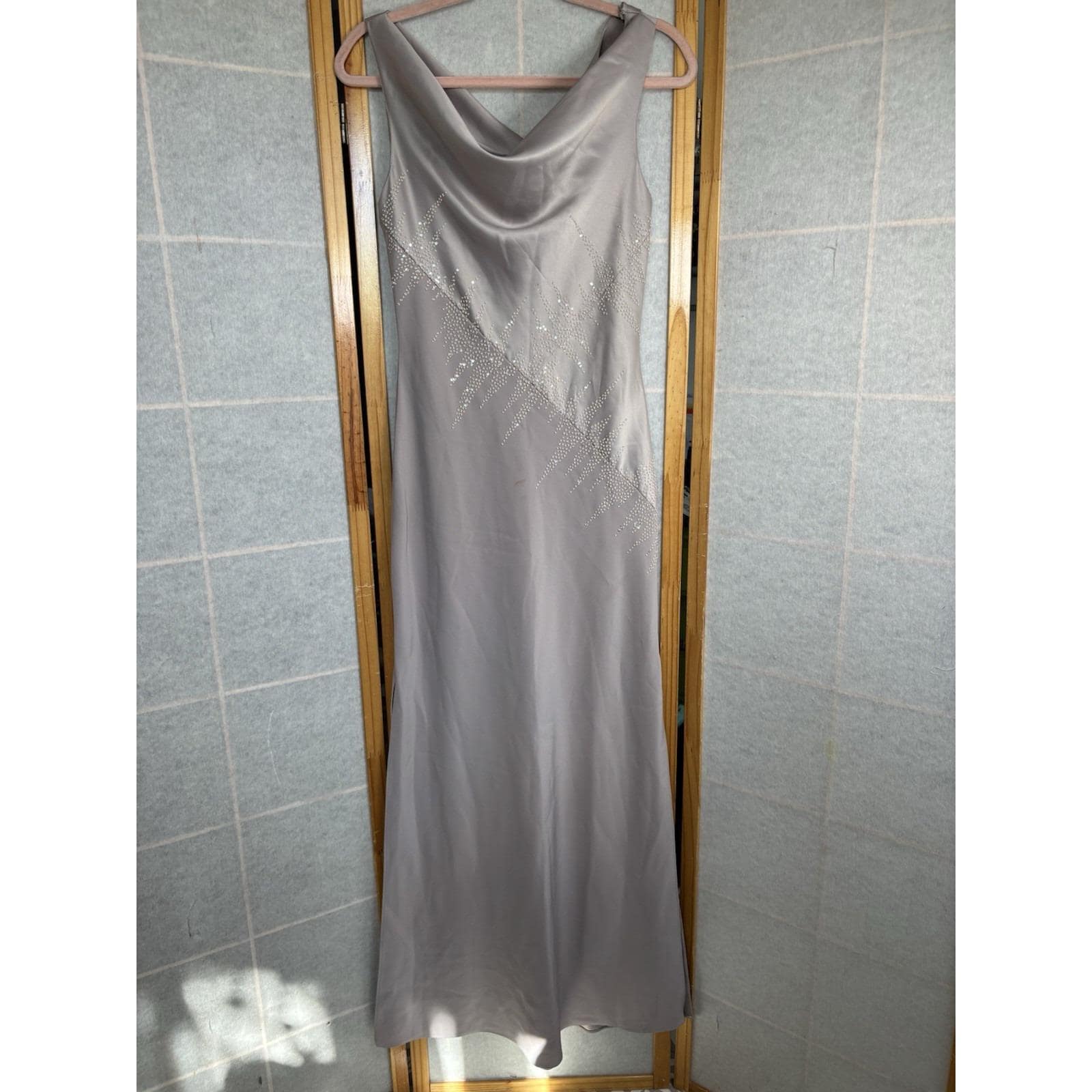 Silver Slip Dress - Etsy