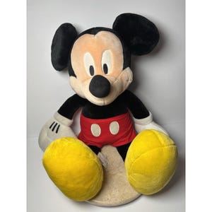 Disney Store Mickey Mouse Plush Stuffed Animal 22"Clean immagine 1