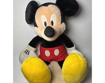 Disney Store  Mickey Mouse Plush Stuffed Animal 22"Clean