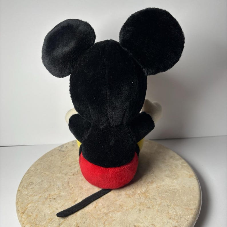 Vintage Mickey Mouse Plush 13" Disneyland Walt Disney World Retro Classic image 3
