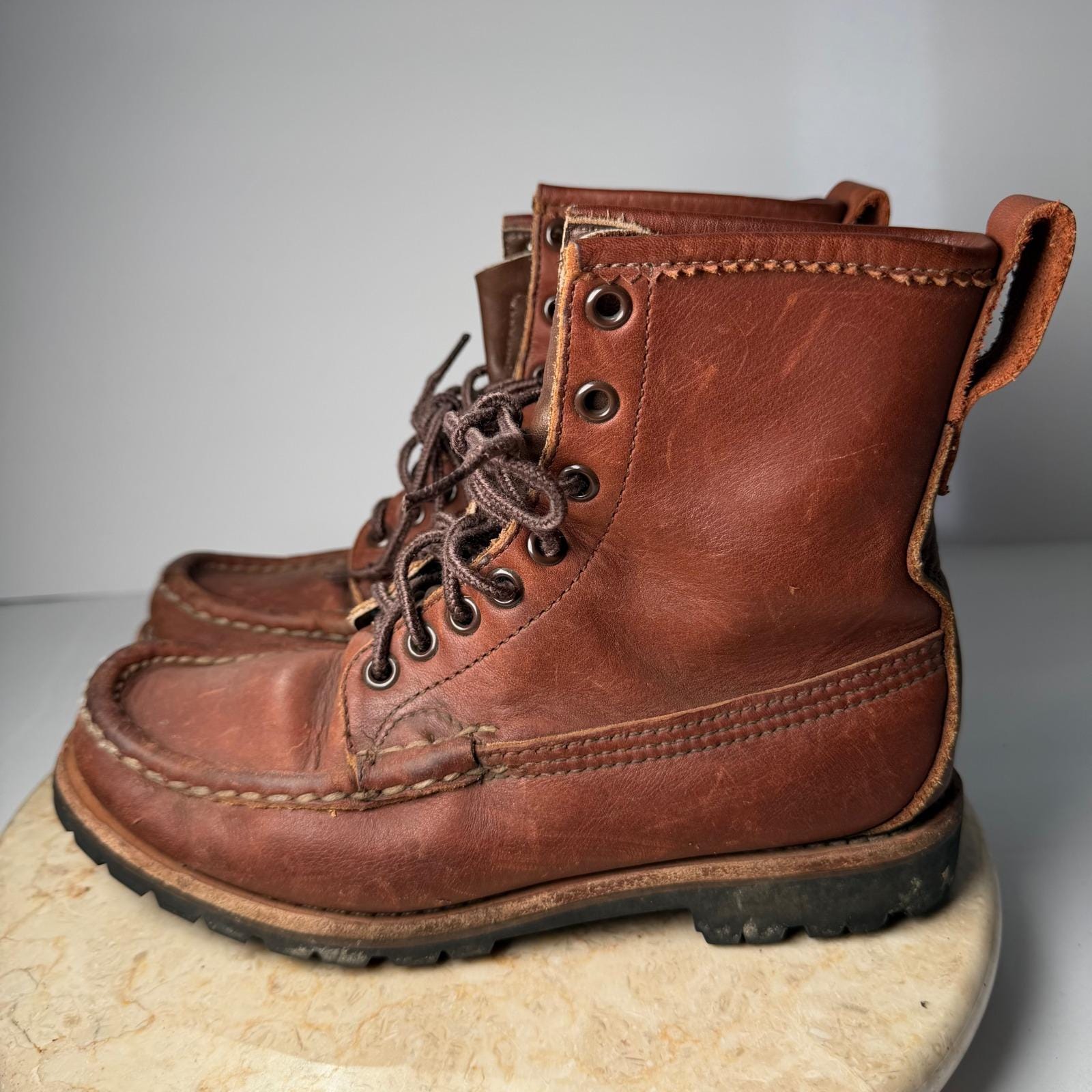 Russell Moccasin Boots - Etsy