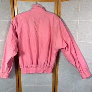 Fila Reversible Windbreaker Jacket Large Pink Abstract Print Vintage 90s Zip Y2K image 9