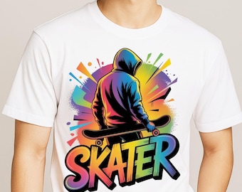 Graffiti Skater PNG, Skateboarding Street Art Design, Urban Skateboarder Illustration, Edgy Skater Artwork, Transparent PNG Download