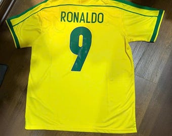 Vintage Ronaldo Brazil Jersey – 1998/99 Home Shirt