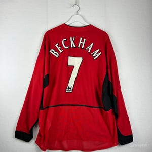 Chemise Vintage Umbro Homme Taille XL Rouge - Football Années 90, Manches Longues, Occasion Très Bon état