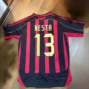 Maillot moderne du AC Milan signé par Ronaldinho et encadré UEFA Officiel | LCS