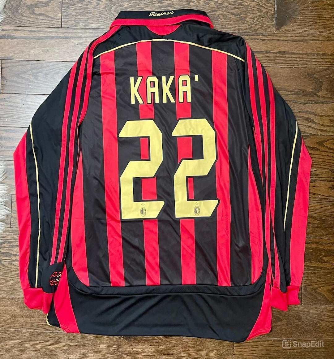 Football Fan Gift for Him - AC Milan 2006/07 Home Jersey: KAKA#22