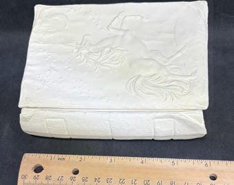 Klaar om te schilderen Keramische Bisque Kimple Unicorn Book