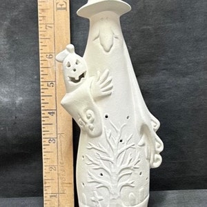 Ready to Paint Ceramic Bisque Clay Magic Small Ghost