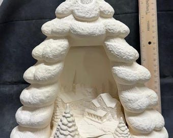 Ready to Paint Ceramic Bisque Hershey Christmas Trees U Pick