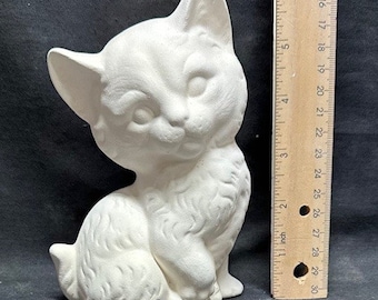 Ready to Paint Ceramic Bisque Cat