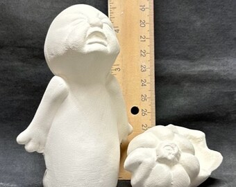 Ready to Paint Ceramic Bisque CeramicChrome Cry Baby Spook