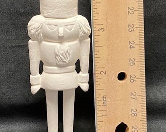 Ready to paint Ceramic Bisque Duncan Nutcracker Ornament