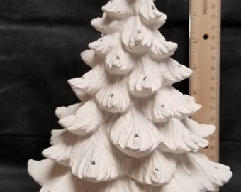 Ready to paint Ceramic Bisque Nowell's 10" Christmas Tree