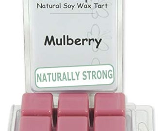 Mulberry: 2 Pack of Candlecopia Strongly Scented Hand Poured Vegan Wax Melts, 6.4 Total Ounces.