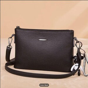 Bolso bandolera de piel auténtica El mejor regalo para novia Bolso con asa superior Bolso de mano de piel de grano completo Regalos personalizados Bolso moderno para todos los días
