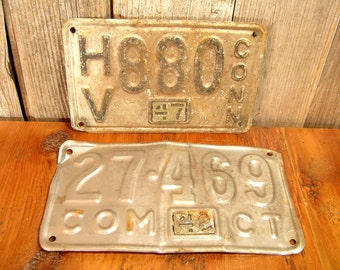 Vintage License Plates