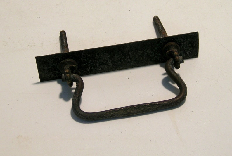 Rustic Antique Drawer Pulls Set of Nine Etsy