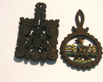 Cast Iron Trivets Set of Two
