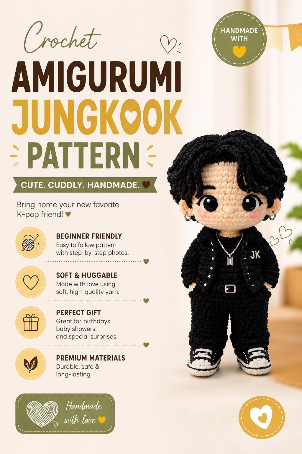 Bts Crochet Amigurumi - Etsy
