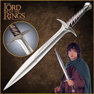 Réplica de espada corte de estilo élfique faite à la main / Dague fantaisie en acier inoxydable avec fourreau / Cosplay héroïque, Cadeau idéal