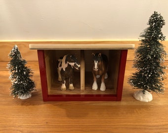 Kids Hardwood Toy Stables - made to order