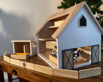 Kids Hardwood Toy Barn