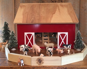 Addison - Kids Hardwood Toy Barn - made to order