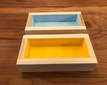 Kids Hardwood Toy Troughs