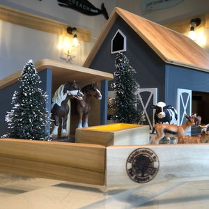 Finnegan  - Kids Hardwood Toy Barn - made to order