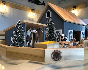 Finnegan  - Kids Hardwood Toy Barn - made to order
