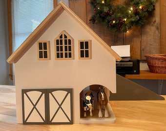 Large -Kids Hardwood Toy Barn