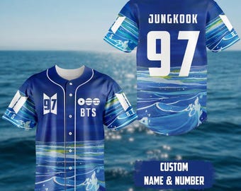 Personalized Swim Kpop Baseball Jersey, A-rirang 2026 World Tour Shirt, Army Concert Outfit, Gift for B T S Lovers