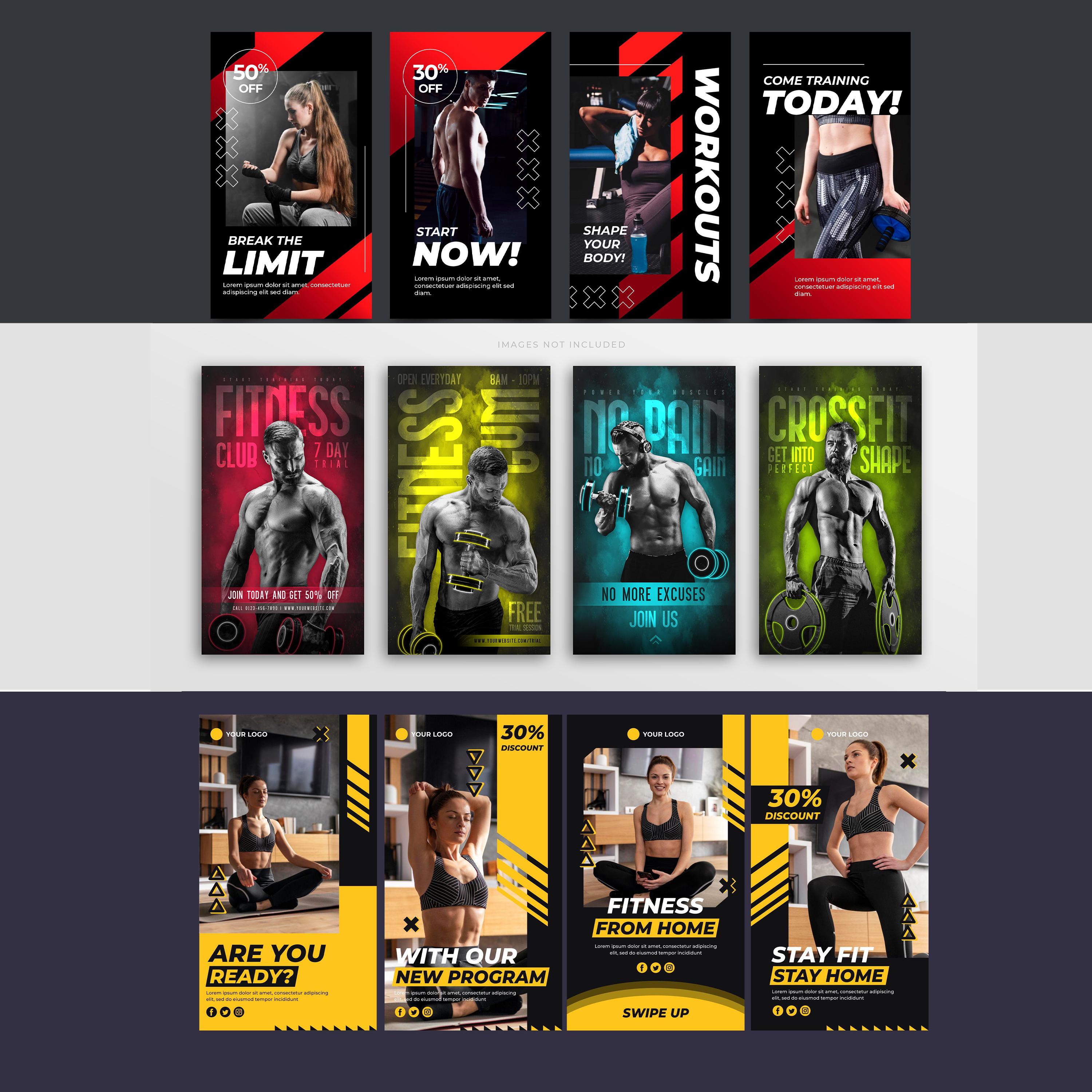 Spots Post 9 Sports Post & Web Banner Templates – Editable PSD and AI Digital Pack ...