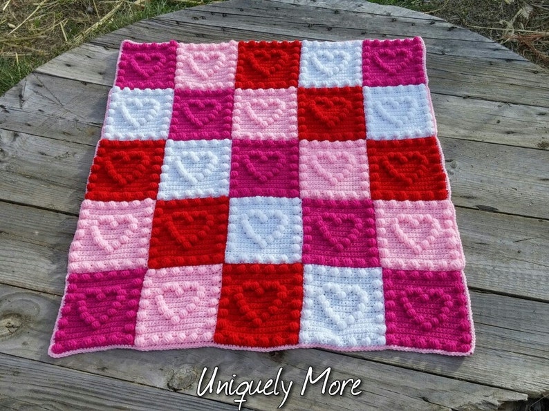 Heart Blanket / Heart Baby Blanket / Crib Blanket / Stroller Etsy
