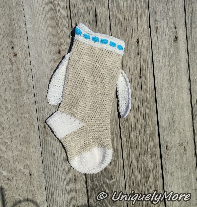 Goat Stocking Crochet Pattern,Instant Download,Goat Stocking,Instructions,Farm Stocking,Crochet Stocking,Ranch Stocking,Ranch Christmas image 5