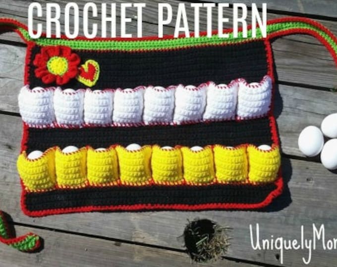 Crochet Pattern / Egg Apron / Egg Collecting Apron / Instant Download / Collecting Apron / Gathering Apron / Apron DIY / Egg Gathering