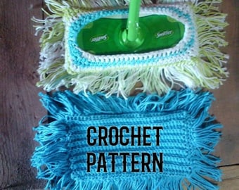 Crochet Pattern,Floor Duster Cover,Mop Cover, Reusable Floor Duster Cover,Reusable Duster Cover,Reusable Mop Cover,Broom,Reusable Cleaning
