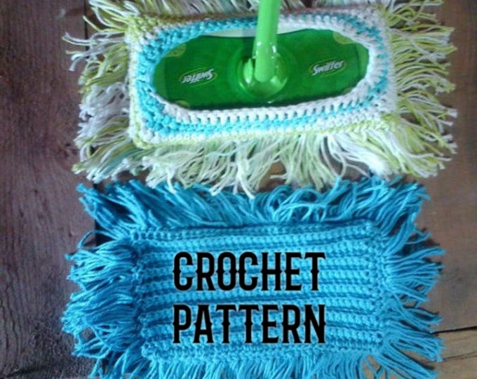 Crochet Pattern,Floor Duster Cover,Mop Cover, Reusable Floor Duster Cover,Reusable Duster Cover,Reusable Mop Cover,Broom,Reusable Cleaning