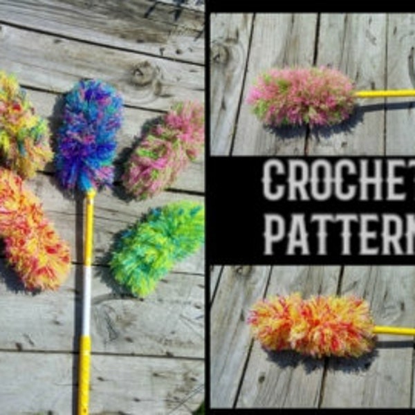Duster Cover Crochet Pattern / Instant Download / Reusable Duster Cover / Duster Cover / Eco Friendly Cleaning / DIY Duster Cover / Diy