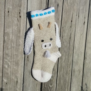 Goat Stocking Crochet Pattern,Instant Download,Goat Stocking,Instructions,Farm Stocking,Crochet Stocking,Ranch Stocking,Ranch Christmas image 2